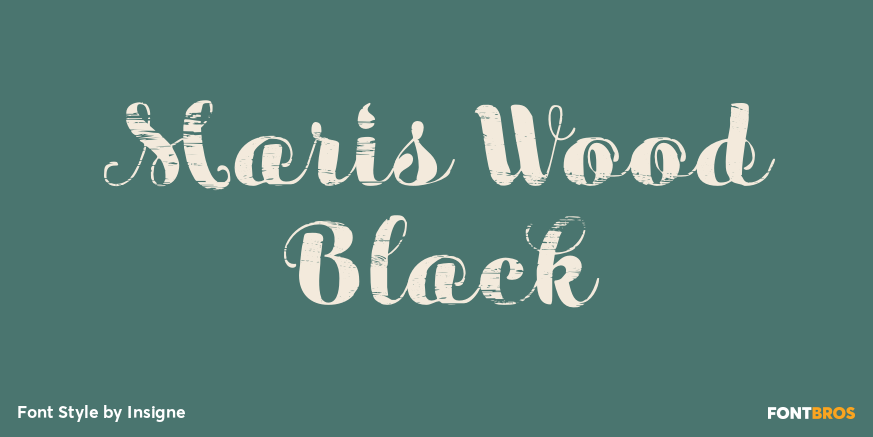 Maris Wood Black Poster