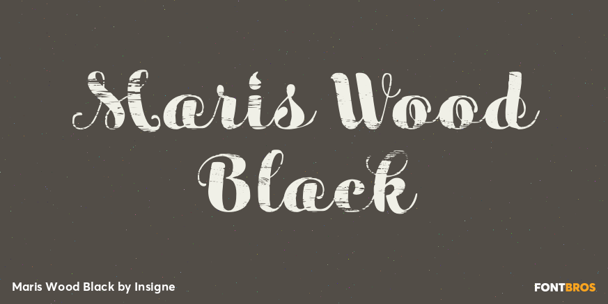 Maris Wood Black Poster