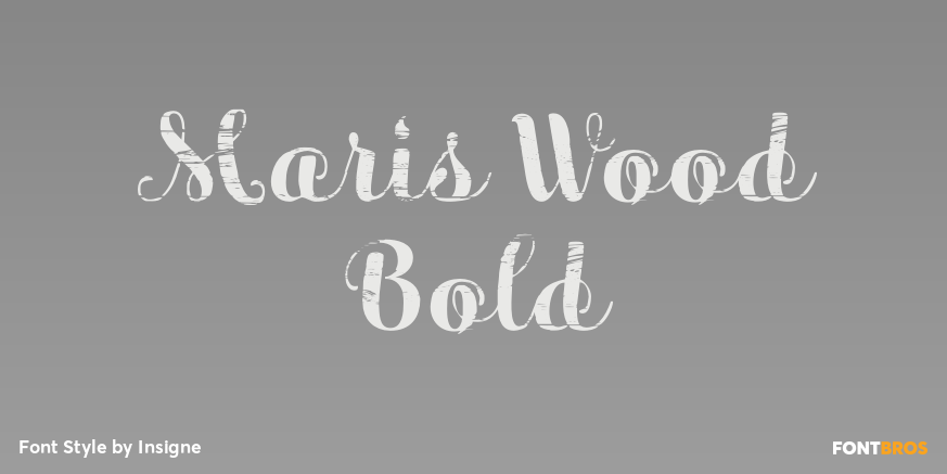 Maris Wood Bold Poster