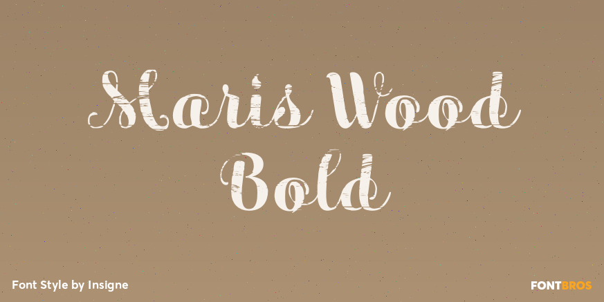Maris Wood Bold Poster