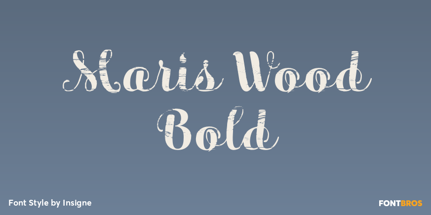 Maris Wood Bold Poster