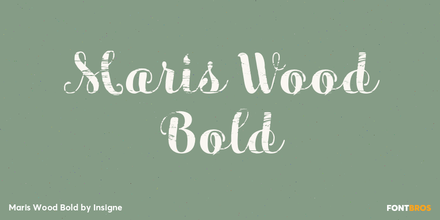 Maris Wood Bold Poster
