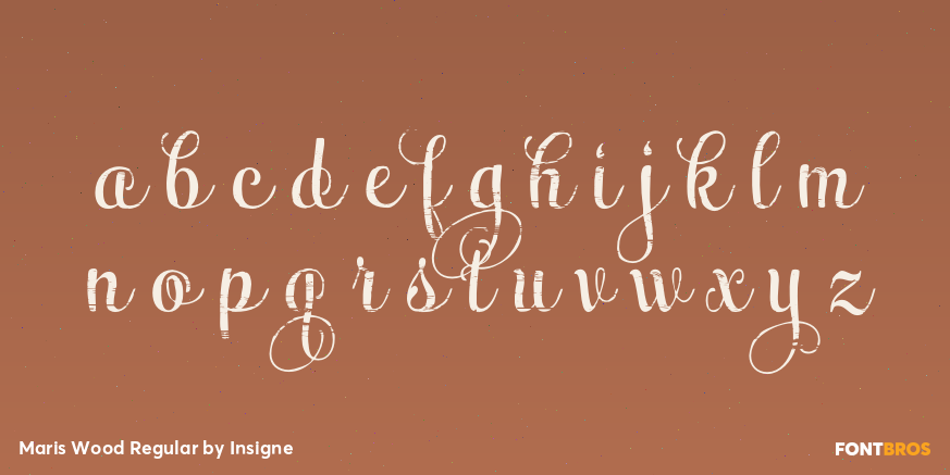 Maris Wood Regular Font Poster #3