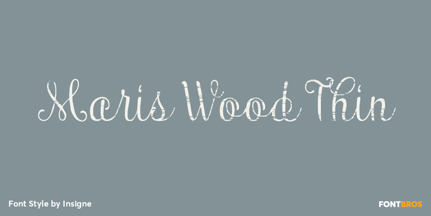Maris Wood Thin Poster