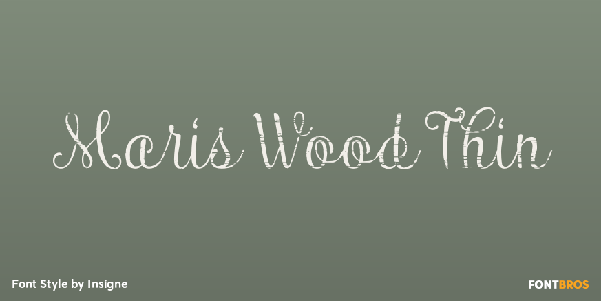 Maris Wood Thin Poster