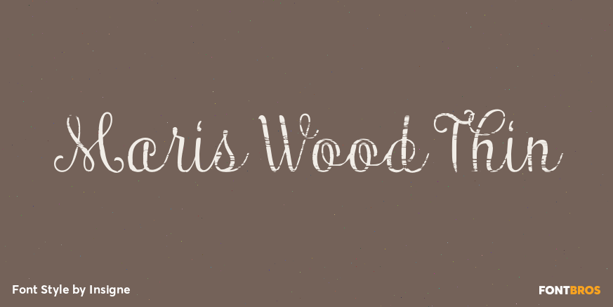 Maris Wood Thin Poster