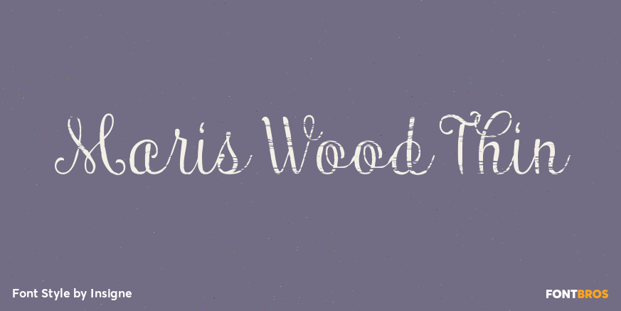 Maris Wood Thin Poster