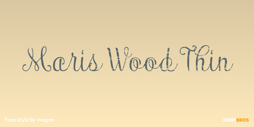 Maris Wood Thin Poster