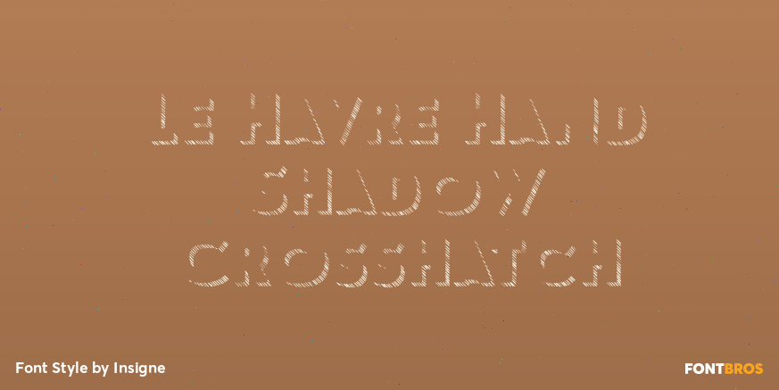 Le Havre Hand Shadow Crosshatch Poster