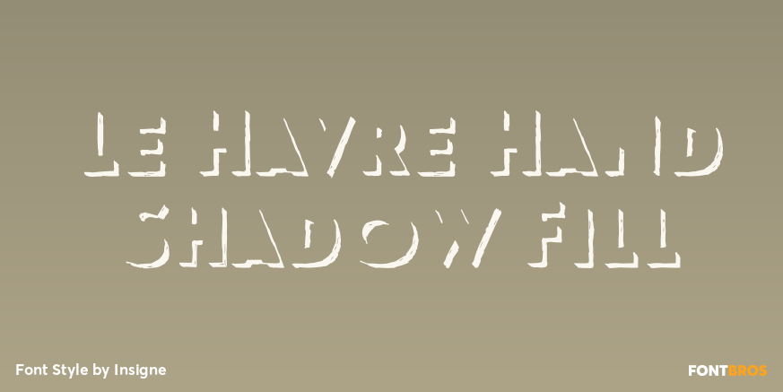 Le Havre Hand Shadow Fill Poster