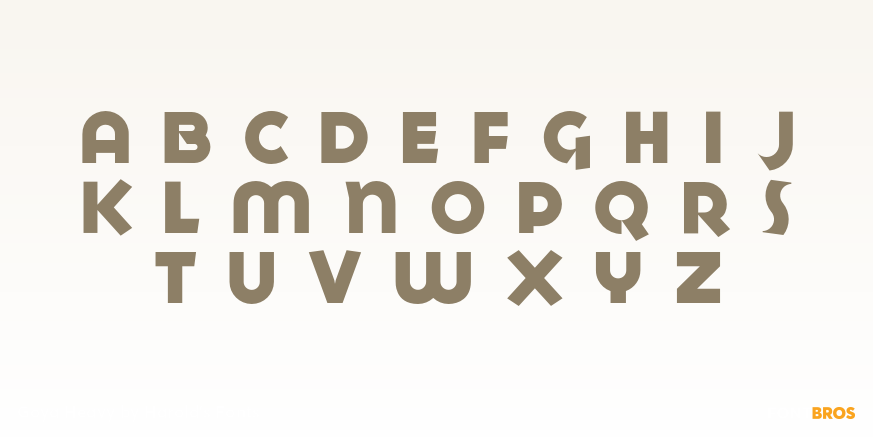 Goya Heavy Font Poster #1