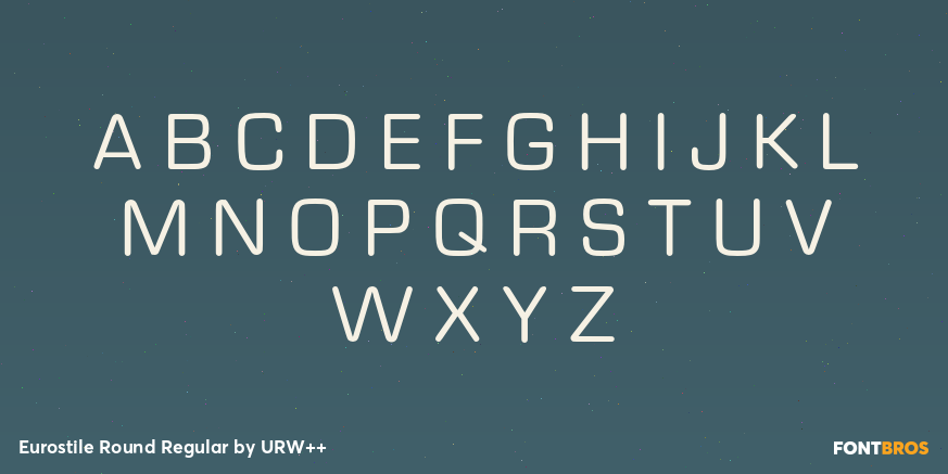 Eurostile Round Regular Font Poster #2