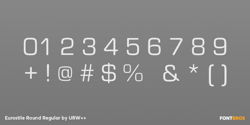 Eurostile Round Regular Font Poster #4