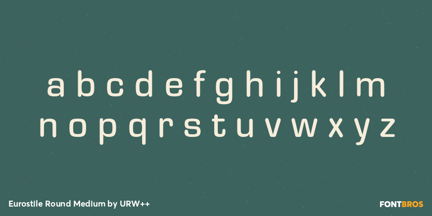 Eurostile Round Medium Font Poster #3