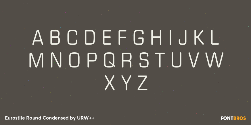 Eurostile Round Condensed Font Poster #2