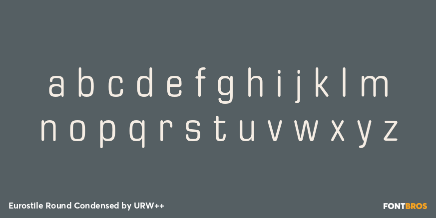 Eurostile Round Condensed Font Poster #3