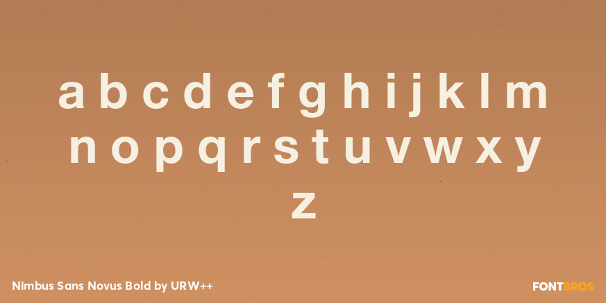 Nimbus Sans Novus Bold Font Poster #1