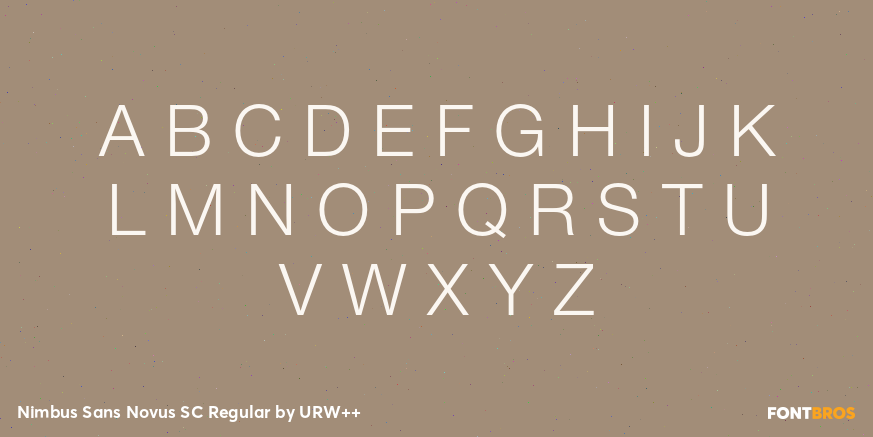 Nimbus Sans Novus SC Regular Font Poster #2
