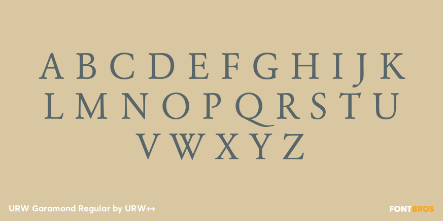 URW Garamond Regular Font Poster #2