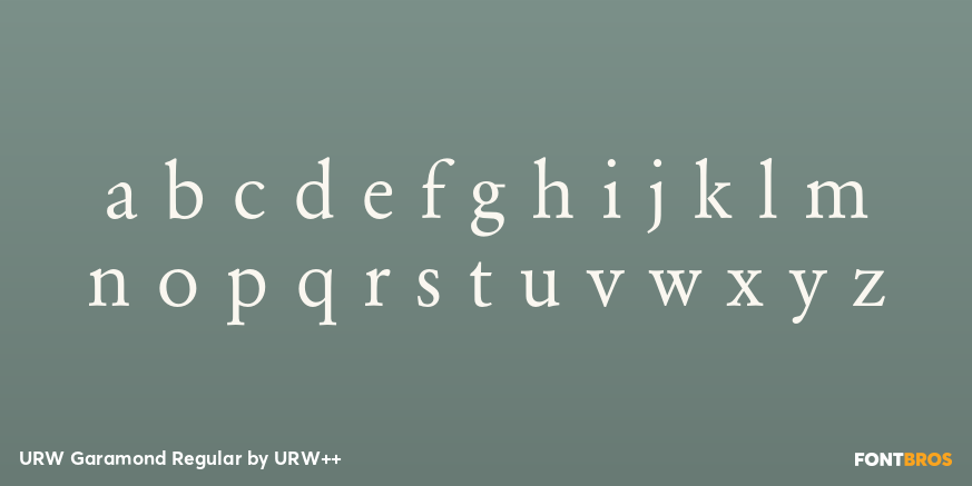 URW Garamond Regular Font Poster #3
