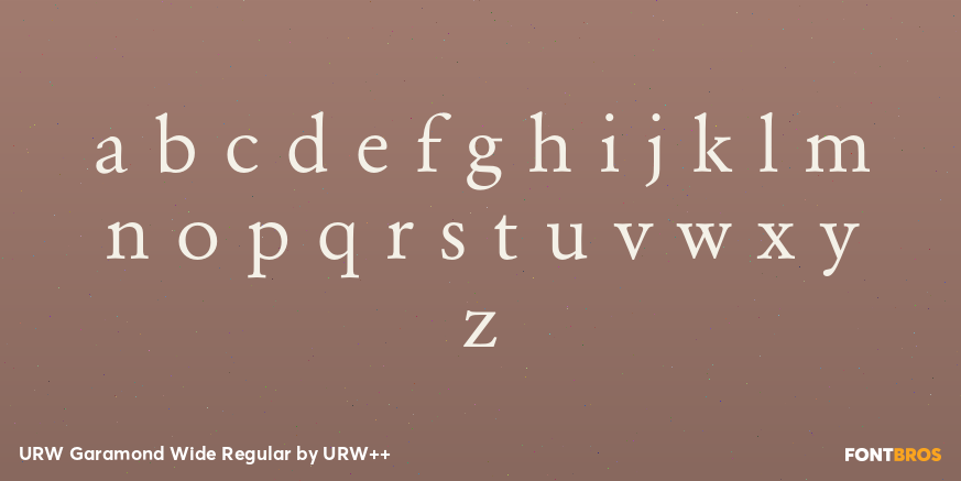 URW Garamond Wide Regular Font Poster #3
