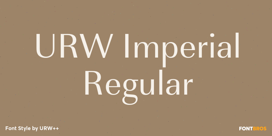 URW Imperial Regular Poster