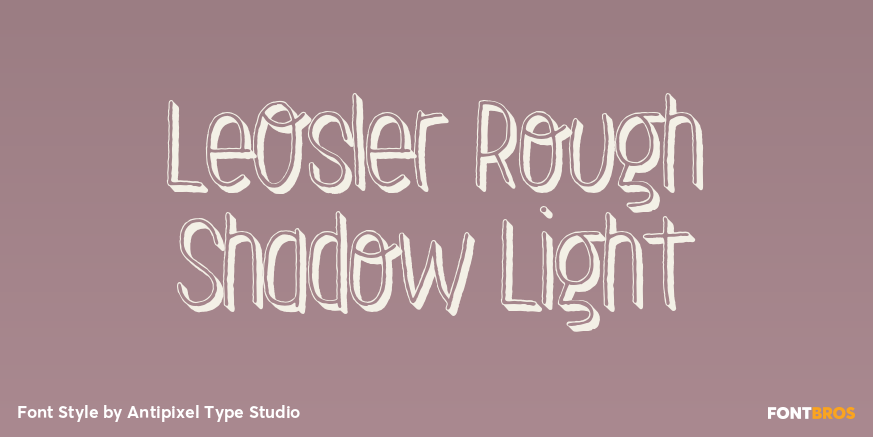 LeOsler Rough Shadow Light Poster