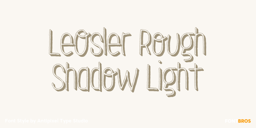 LeOsler Rough Shadow Light Poster