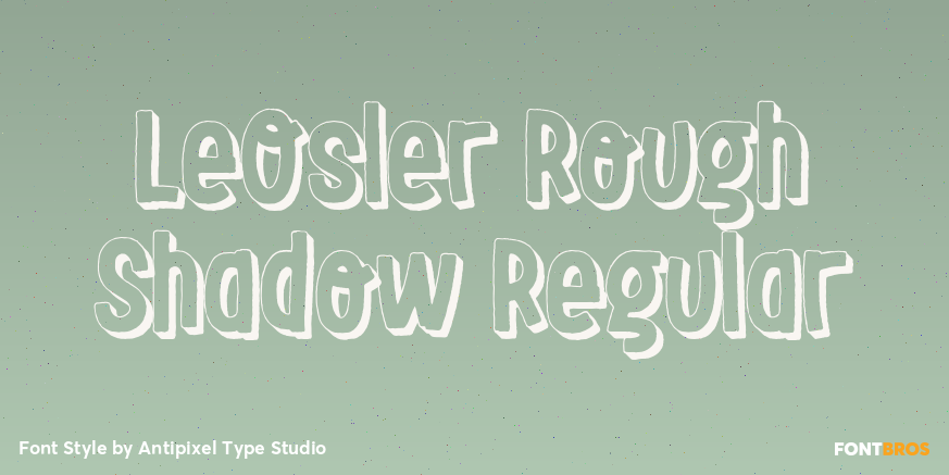 LeOsler Rough Shadow Regular Poster