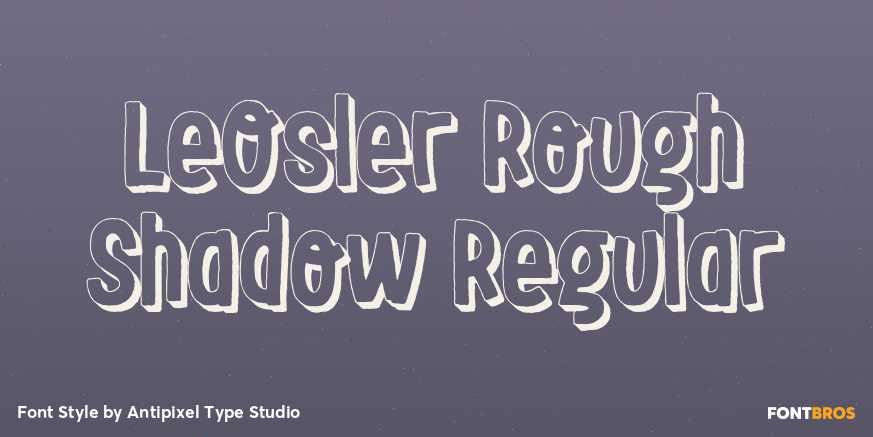 LeOsler Rough Shadow Regular Poster