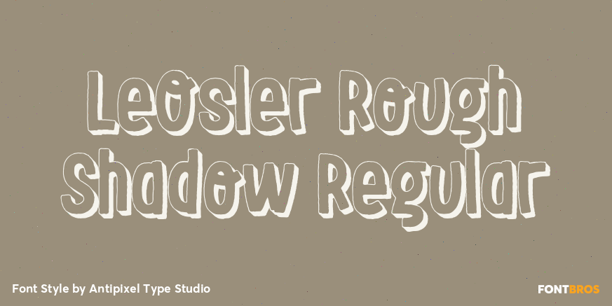 LeOsler Rough Shadow Regular Poster