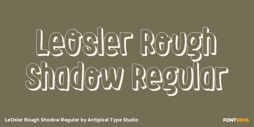 LeOsler Rough Shadow Regular Poster