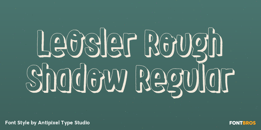 LeOsler Rough Shadow Regular Poster