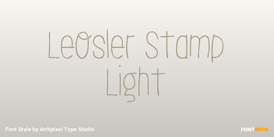 LeOsler Stamp Light Poster