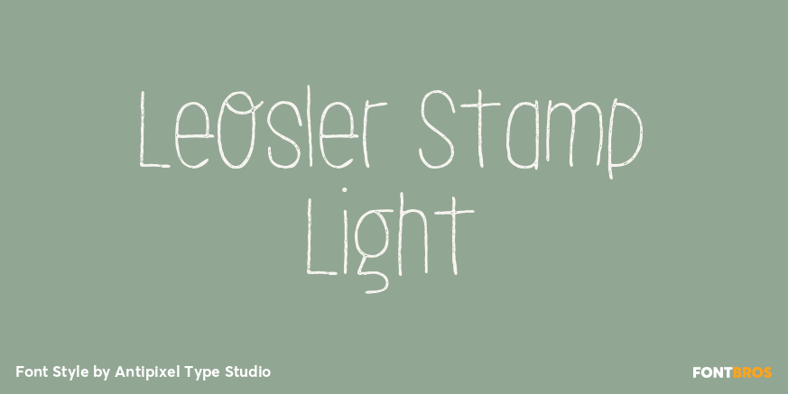 LeOsler Stamp Light Poster