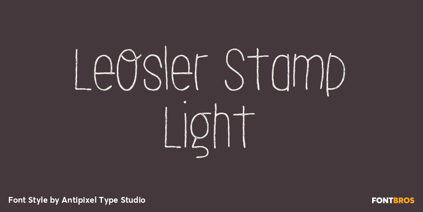 LeOsler Stamp Light Poster