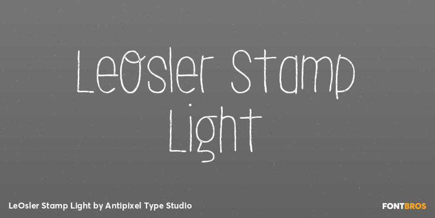 LeOsler Stamp Light Poster