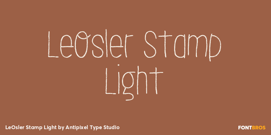LeOsler Stamp Light Poster