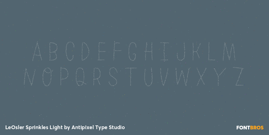 LeOsler Sprinkles Light Font Poster #2