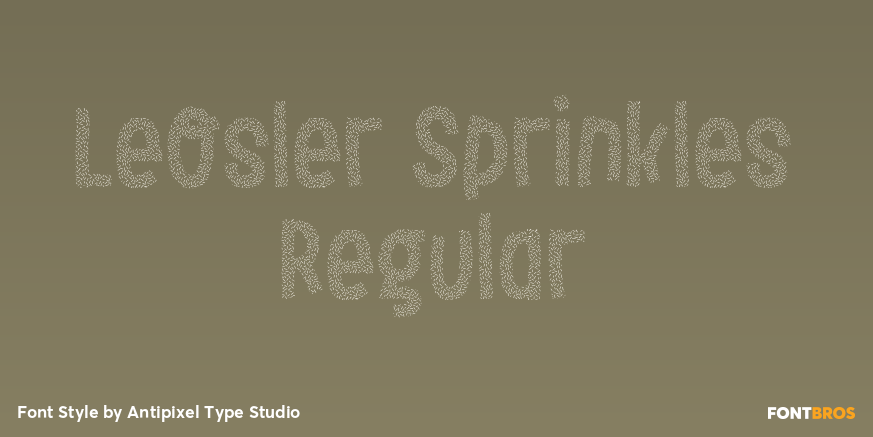 LeOsler Sprinkles Regular Poster