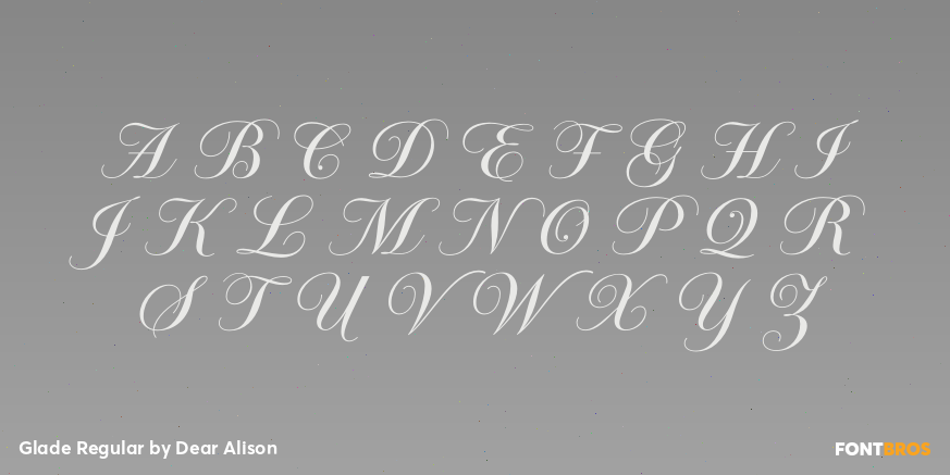 Glade Regular Font Poster #2