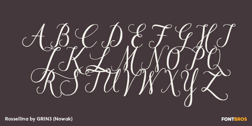 Rossellina Font Poster #1