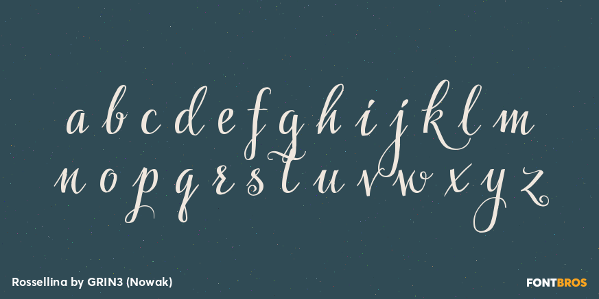 Rossellina Font Poster #1