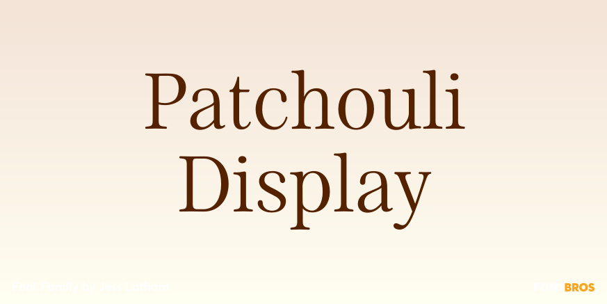 Patchouli Display Poster