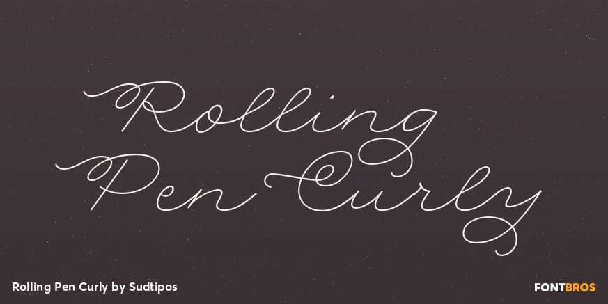 Rolling Pen Curly Poster
