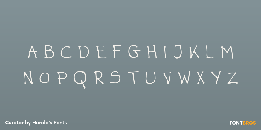 Curator Font Poster #2