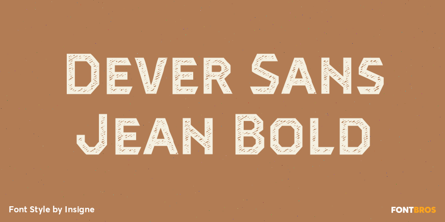 Dever Sans Jean Bold Poster