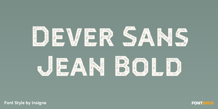 Dever Sans Jean Bold Poster