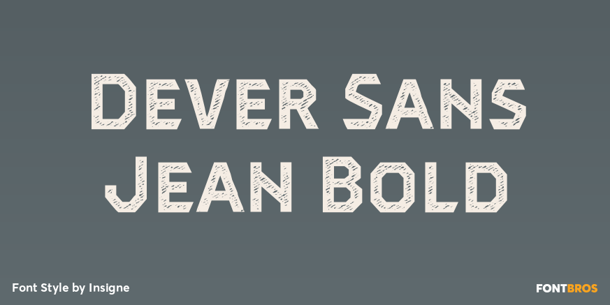 Dever Sans Jean Bold Poster