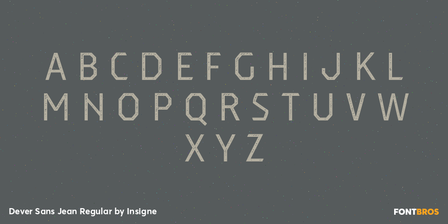Dever Sans Jean Regular Font Poster #2